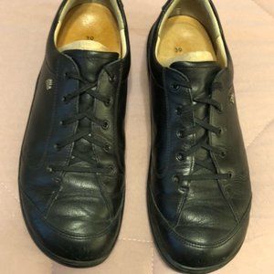 Finn Comfort Cusco Soft Black Leather Casual Shoes